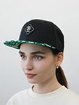 Бейсболка DJINNS арт. 6P SB BatiquePeak 2.0 (черный / зеленый)
